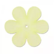 Fiori 33 mm Giallo chiaro Frosted