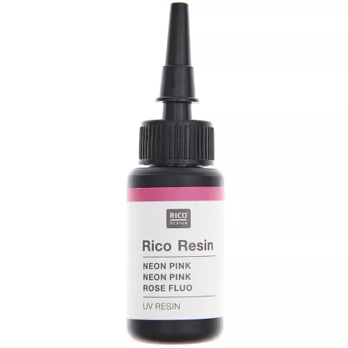 Resina UV colorata - Rico Design - Rosa fluo x10ml