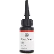 Resina colorata UV - Rico Design - Rosso x10ml