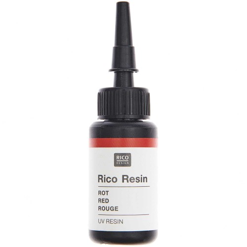Resina colorata UV - Rico Design - Rosso x10ml