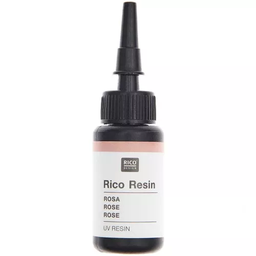 Resina colorata UV - Rico Design - Rosa x10ml
