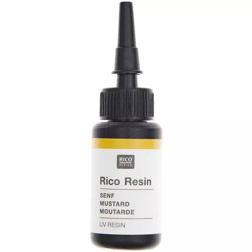 Resina UV colorata - Rico Design - Senape x10ml