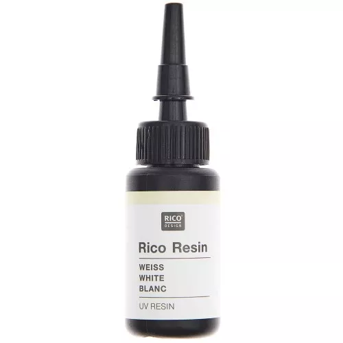 Resina UV colorata - Rico Design - Bianco x10ml
