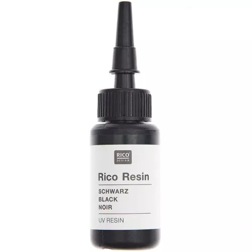 Resina UV colorata - Rico Design - Nero x10ml