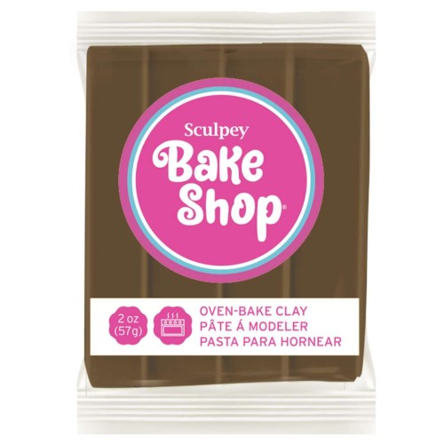 Pasta Sculpey Bake Shop 57g - Marrone (n°1832) x1