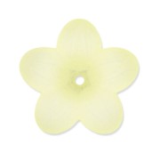 Fiori 20 mm Giallo chiaro Frosted