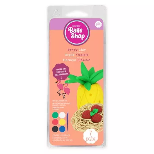 Assortimento di 6 paste Sculpey Bake Shop - Flessibile - Multicolore x1