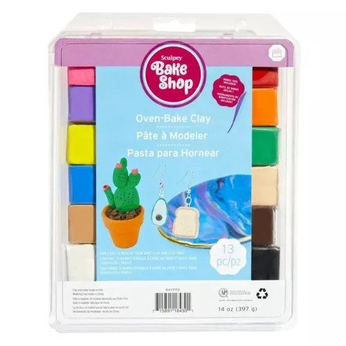 Assortimento di 12 paste Sculpey Bake Shop - Multicolore x1
