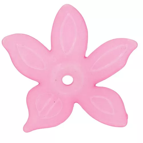 Fiori 27 mm ciliegia Frosted