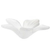 Pendente a forma di fiore 27 mm - Acrilico - Crystal Frosted x1