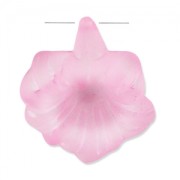 Fiore 31x27 mm Rosa Frosted