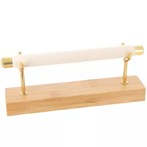 Portagioie per anelli 8x19 cm - Bamboo - Suede Beige x1