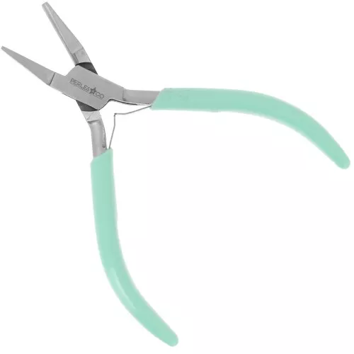 Pinza piatta e semicircolari con molla 13 cm Di Perles&co - Menta