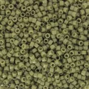 Miyuki Delica Duracoat 11/0 DB2357 - Opaque Dyed Olive - paquet de 100g