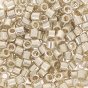 Miyuki Delica Duracoat 8/0 DBL1831 - Galvanized Silver x8g|raw }}