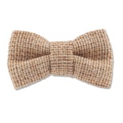 Noeud en coton mélangé 27 mm pailleté Marron clair|raw }}