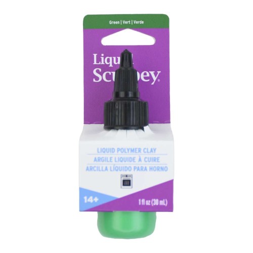 Pasta liquida Sculpey per cottura - Verde x30ml