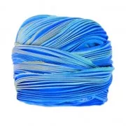 Ruban twill de soie Shibori Crystal Blue Persuasion x10cm