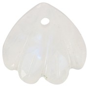 Zecchino conchiglia 12 mm - Pietra di luna x1