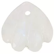 Zecchino conchiglia 12 mm - Pietra di luna x1