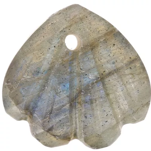 Zecchino conchiglia da 12 mm - Labradorite x1