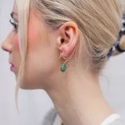 Zecchino conchiglia da 12 mm - Labradorite x1