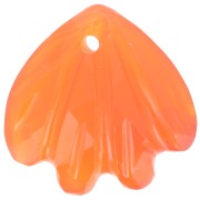 Zecchino conchiglia da 12 mm - imitazione della corniola x1|raw }}