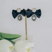 Fiocco in satin mm. 37 Blu Notte