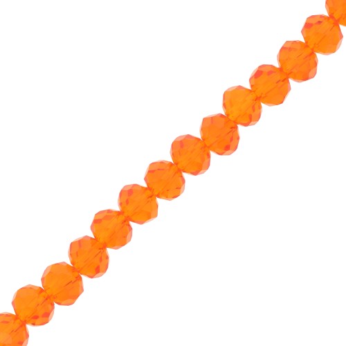 Tonde schiacciate sfaccettate mm. 6x5 Hyacinth x40cm