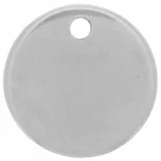 Zecchini rotondi da 12 mm - medaglia da incidere - acciaio inox 303L x4