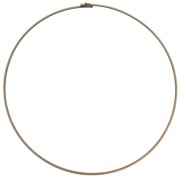 Girocollo rigido piatto da 3,5 mm - bronzo x13,5 cm