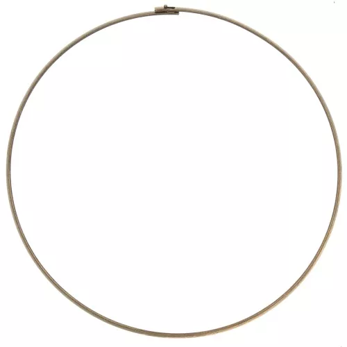 Girocollo rigido piatto da 3,5 mm - bronzo x13,5 cm