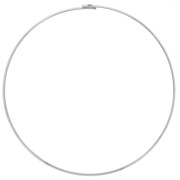 Girocollo rigido piatto 3,5 mm - Argento x13,5 cm|raw }}
