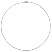 Girocollo rigido piatto 3,5 mm - Argento x13,5 cm