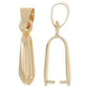 Gancio per pendente da 25 mm per la creazione di bigiotteria -dorato x1|raw }}