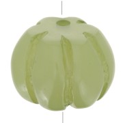 Perlina Zucca 12 mm in resina opaca - Olive x1|raw }}