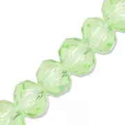 Tonde schiacciate sfaccettate mm. 6x4 Peridot x40cm