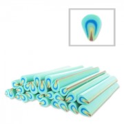 Canna Argilla polimerica 5x50 mm Petalo Mint|raw }}