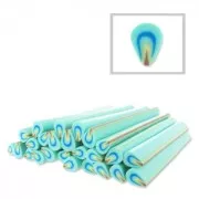 Canna Argilla polimerica 5x50 mm Petalo Mint