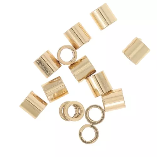 Schiaccini 2 mm - Dorato x100