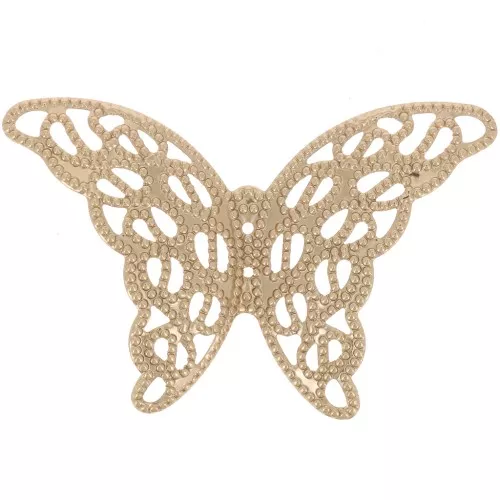 Timbro a farfalla 25x39 mm dorato x1