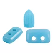 Perle di vetro Piros® da Puca® 2x5 mm - Opaque Aqua x10g
