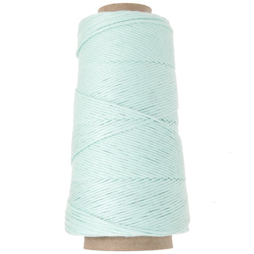 Bobina di corda cotone macramè Organic Cotton Détox XL - Menta x200 m