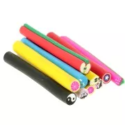 Assortimento Canna Argilla polimerica 5x50 mm Kawaii x10
