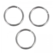 Anellini aperti mm. 12x1 Acciaio inoss 304 x10