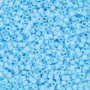 Toho Aiko 11/0 1.6 mm TA0143F - Opaque Frosted Blue Turquoise x4g