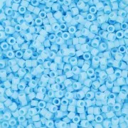 Toho Aiko 11/0 1.6 mm TA0143F - Opaque Frosted Blue Turquoise x4g