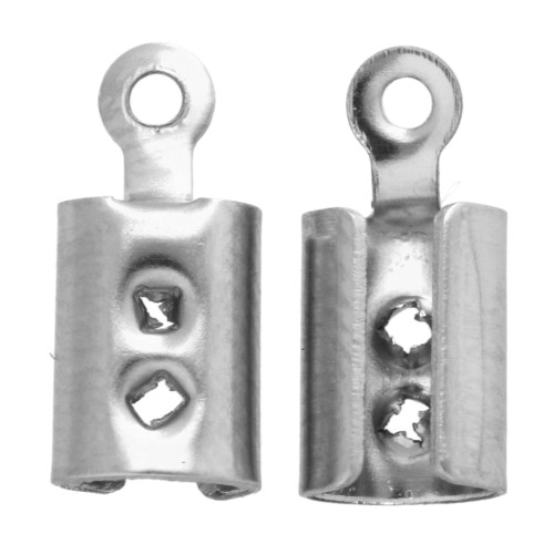 Chiudicordoncini piatti da 3 mm - Acciaio inossidabile 304 x10
