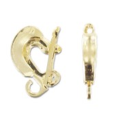 Gancio pendente da clipsare mm. 11 dorato|raw }}