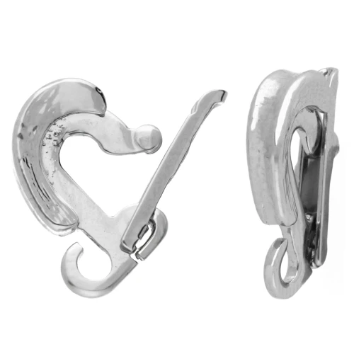 Fermaglio a clip da 13 mm - Bronzo bianco x1